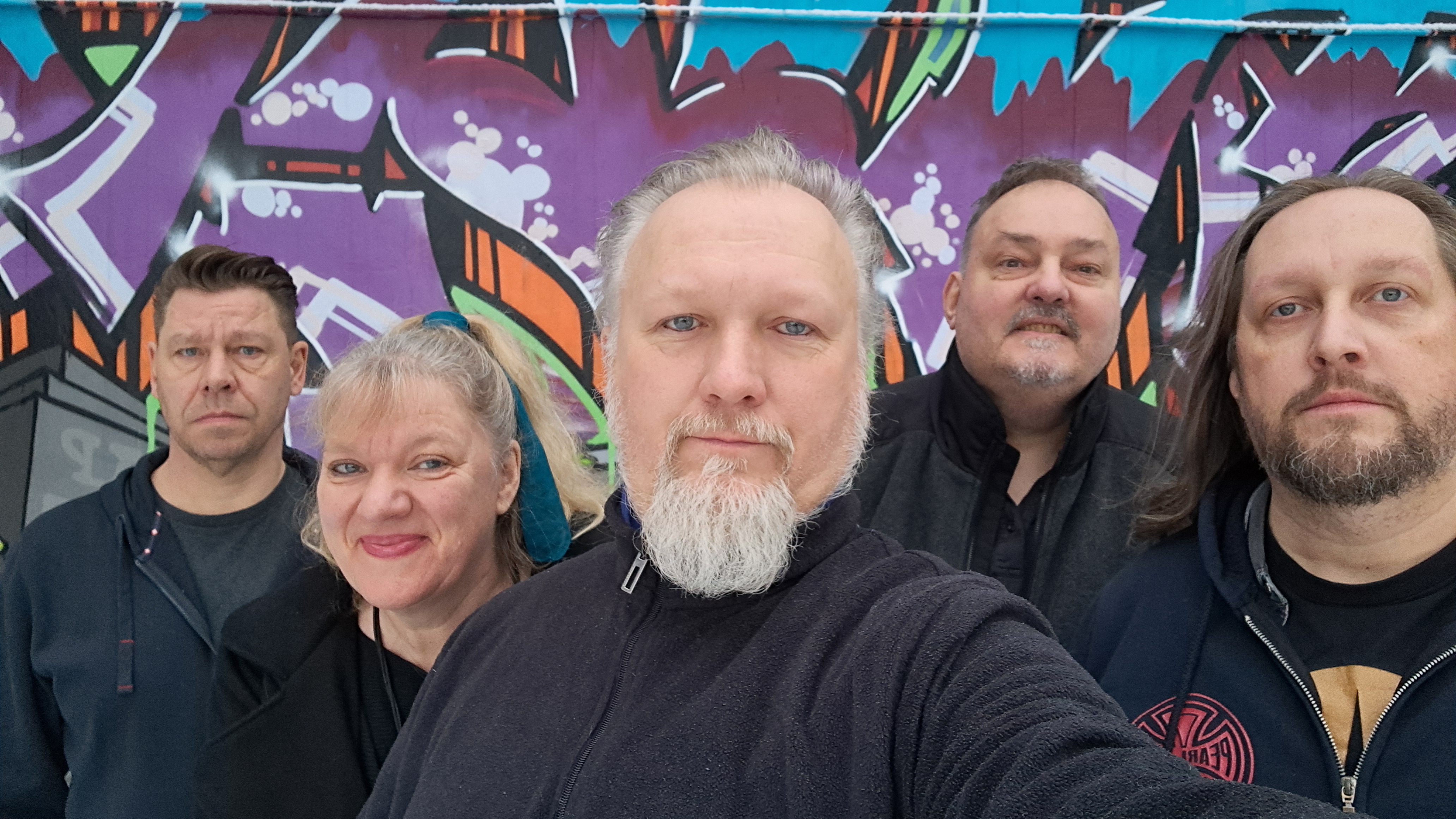 Bandbild Tante Tofu: Marc Rinderspacher, Christiane Seebach, Andreas Steinhardt, Bernd Matthias, Christian Frerichs